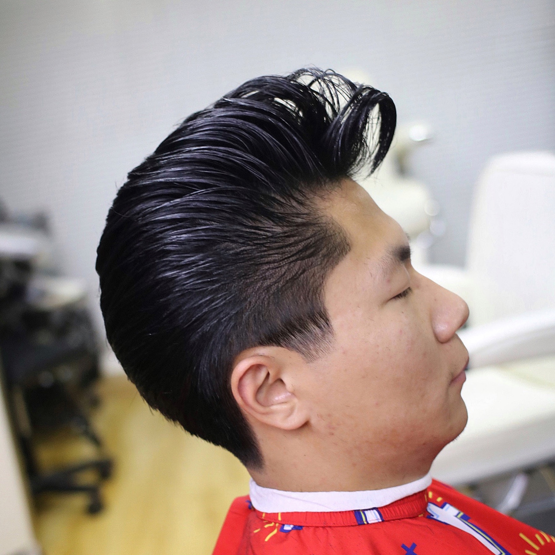 Pompadour 发型作品